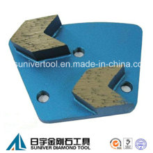 Arrow Segment Trapezoid Grinding Plate for Concrete